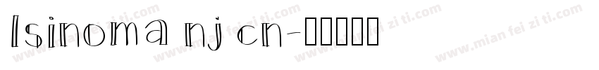 1sinoma nj cn字体转换